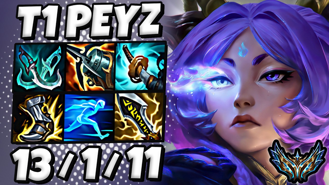 T1 Peyz Yunara ADC vs Ziggs - Patch 26.2 Korea Challenger 1260 LP