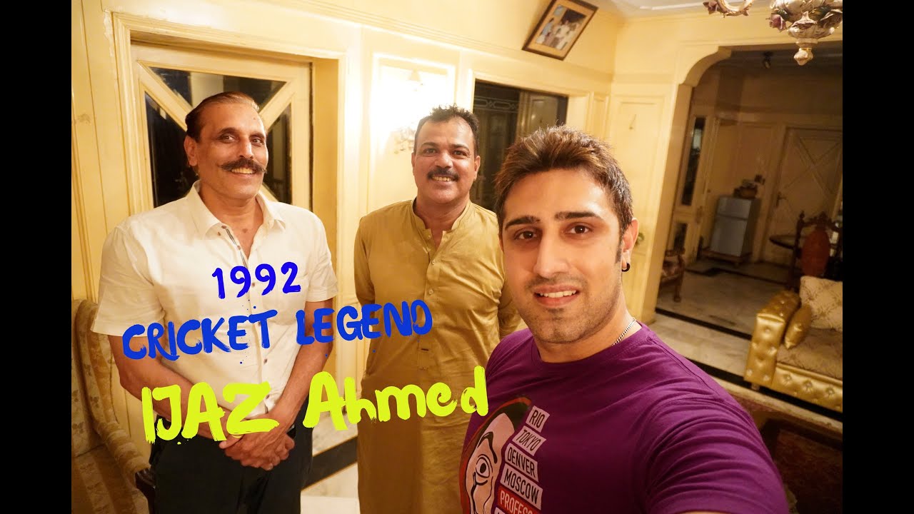 Ijaz Ahmed | A Vlog with Cricket Legend | At his Home | Winner of world cup 1992