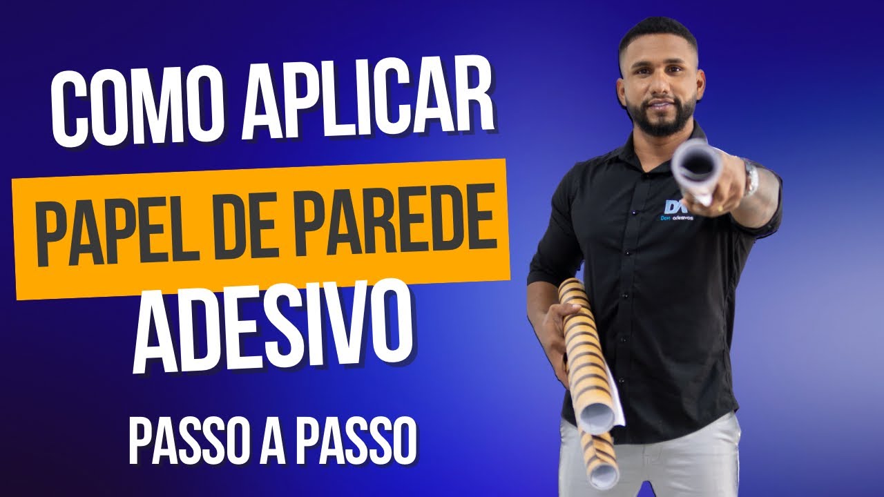Como aplicar papel de parede adesivo, a maneira mais fácil e rápida.