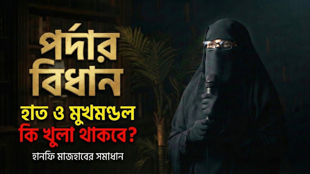 পর্দার বিধান। হাত ও মুখমণ্ডল কি খুলা রাখা যাবে?হানাফি মাজহাব কি বলে?#পর্দার_বিধান #Pordar_bidhan