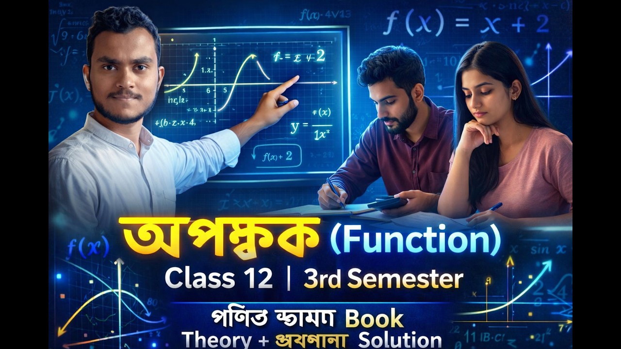 Function (অপেক্ষক) Basic to Advanced 🚀 | Class 12 (3rd Semester) | গণিত ছায়া
