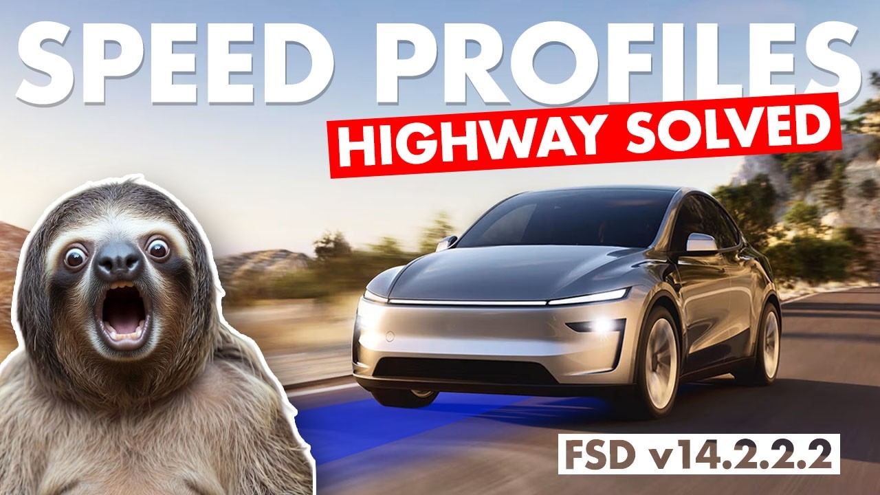 FSD v14.2.2.2: Профили скорости на автомагистрали наконец-то обрели смысл!