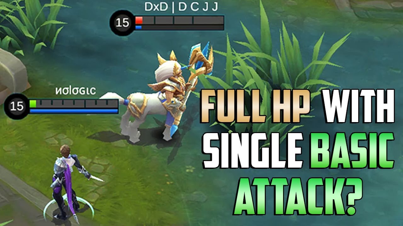 CAN ONE BASIC BASIC ATTACK RESTORE FULL HP? | MOBILE LEGENDS - EXPERIMENTS | MLBB