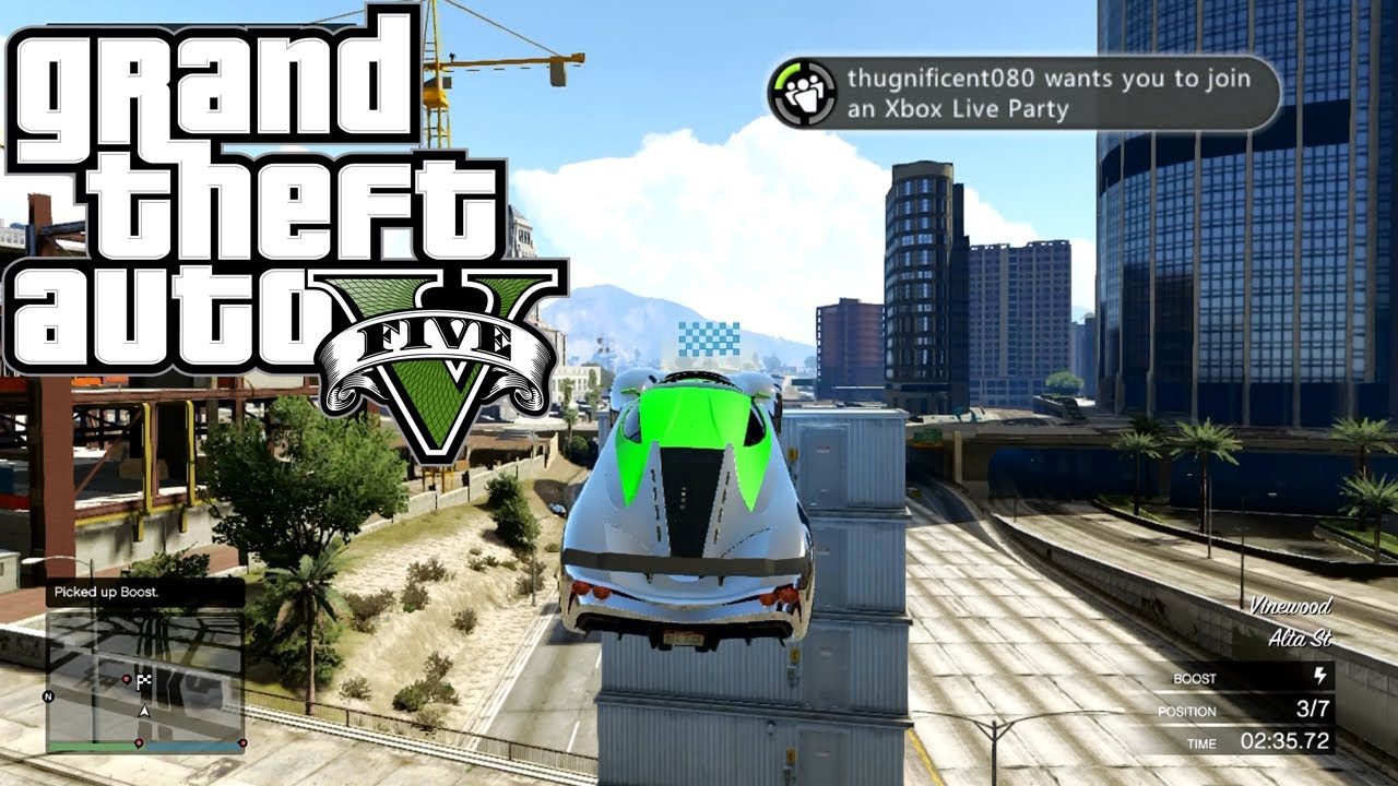 GTA 5 ONLINE Fame or Shame ( Fun Custom Race ) GTA V MULTIPLAYER