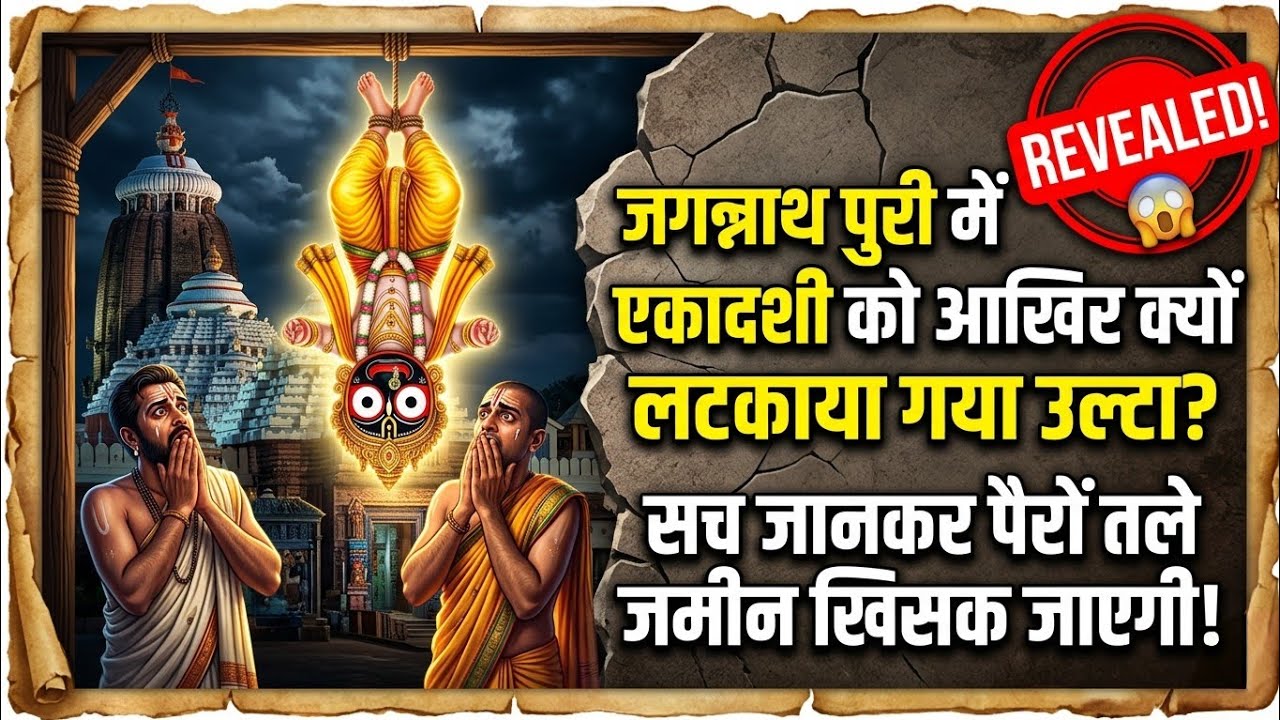जगन्नाथपुरी में एकादशी उल्टा क्यों लटकी हुई है? सच जानकर दंग रह जाओगे || #jagaanathdhaam ||