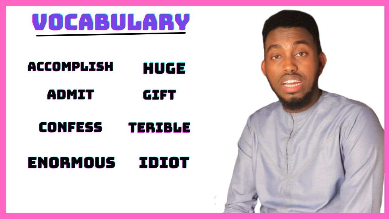 SYNONYMS - Barashada luuqada Englishka || Vocabulary lesson || Macalin Omar !!!