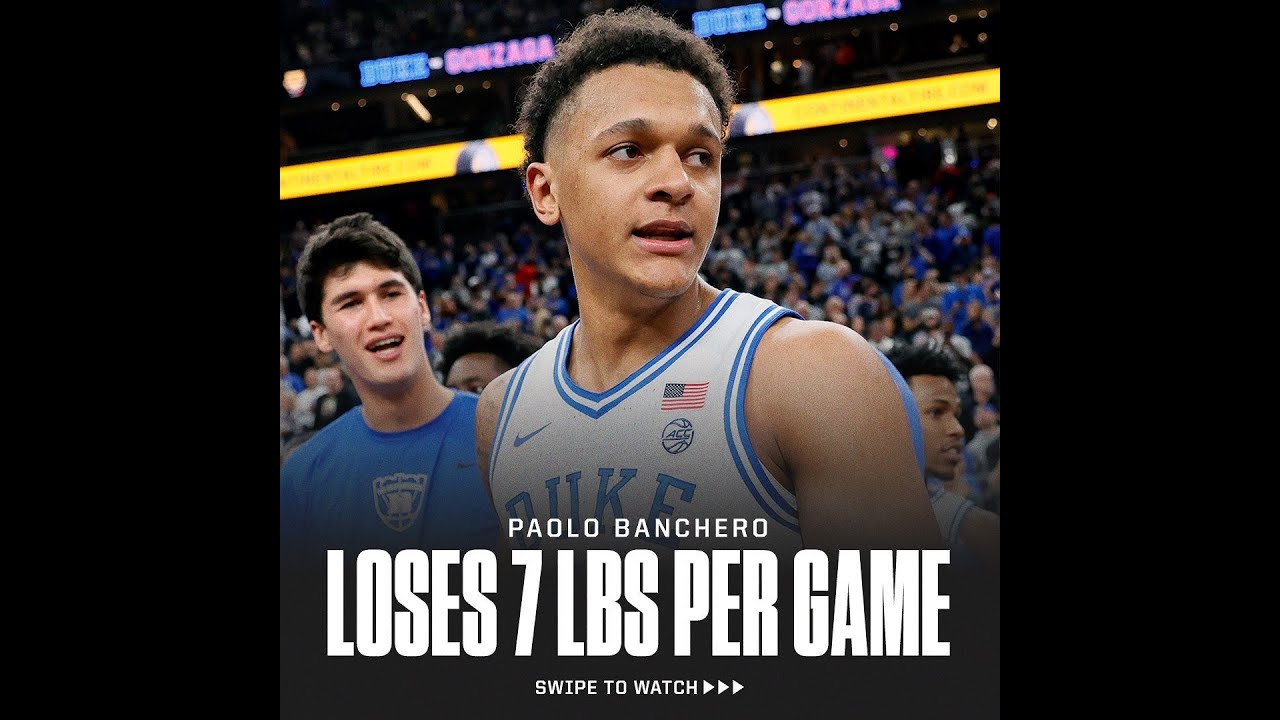 PAOLO BANCHERO LOSES 7 POUNDS EVERY GAME?! 😮 | #Shorts