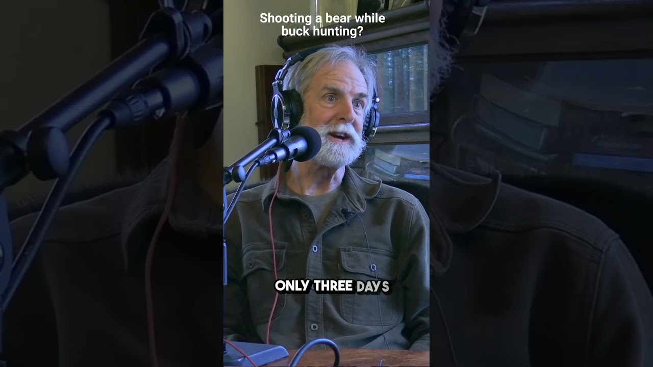 Why ruin a good day of buck hunting by shooting a bear?