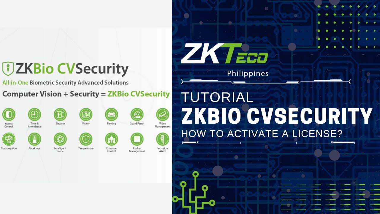 ZKBio CVSecurity Tutorial | How to Activate a License?