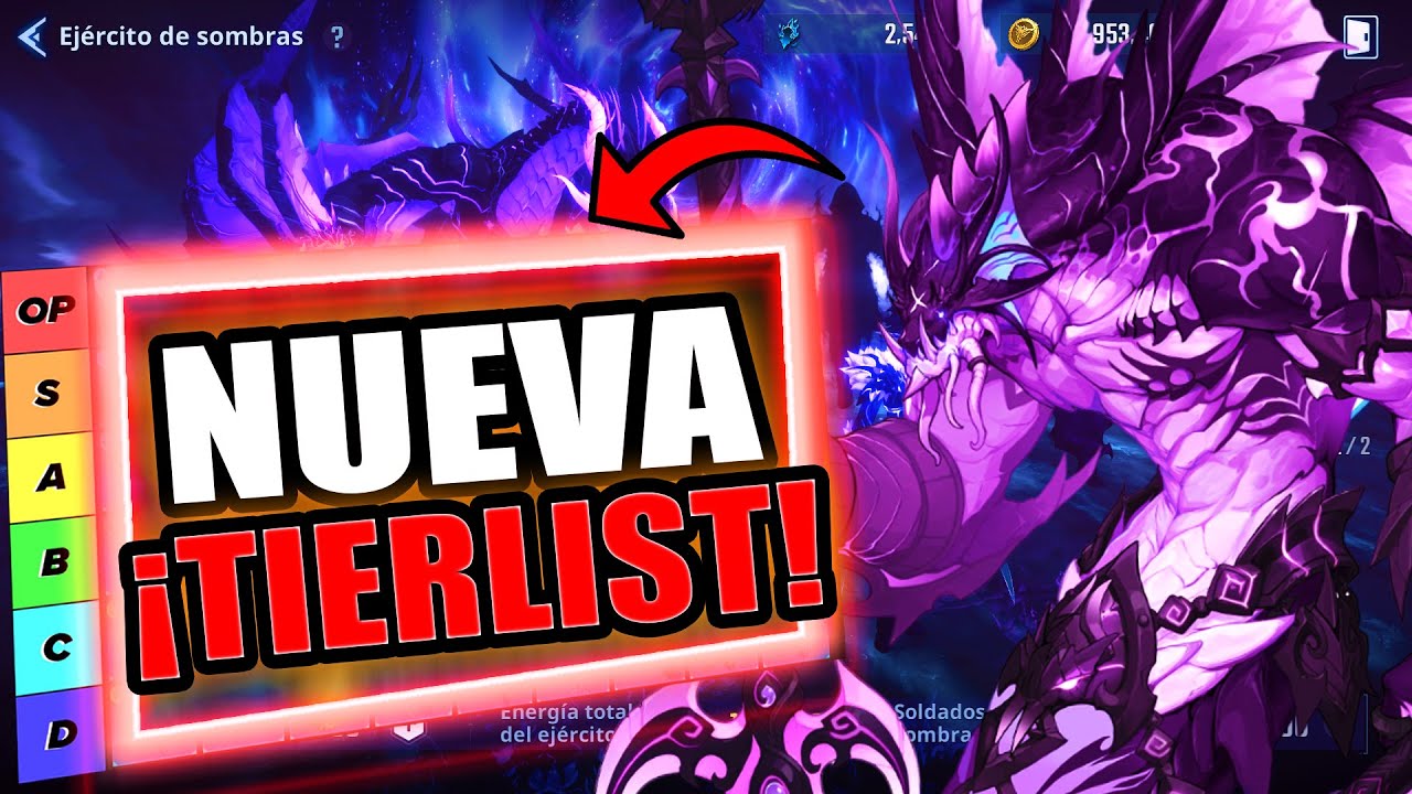 ¡Las MEJORES SOMBRAS de Solo Leveling ARISE! 🔥 TIER LIST Definitiva