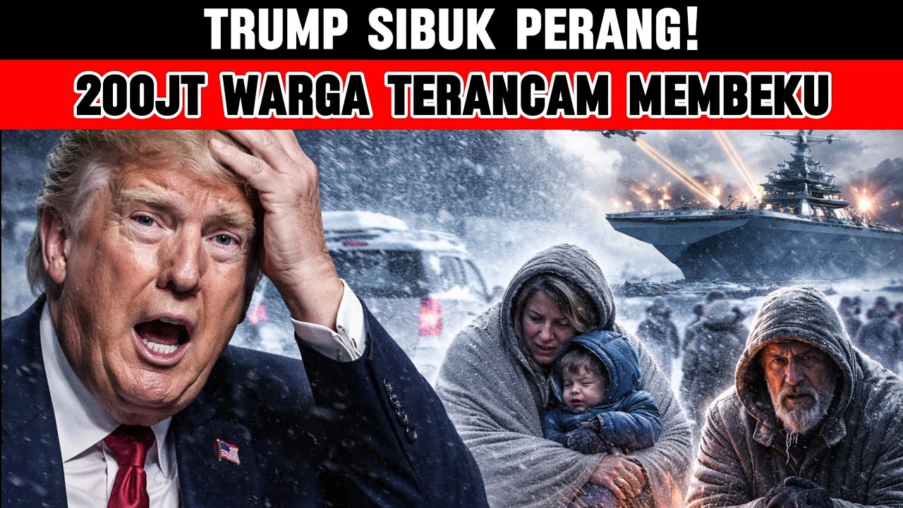 200JUTA WARGA AMERIKA TERANCAM! Rakyat Amerika Membeku & Kelaparan, Trump Sibuk Perang