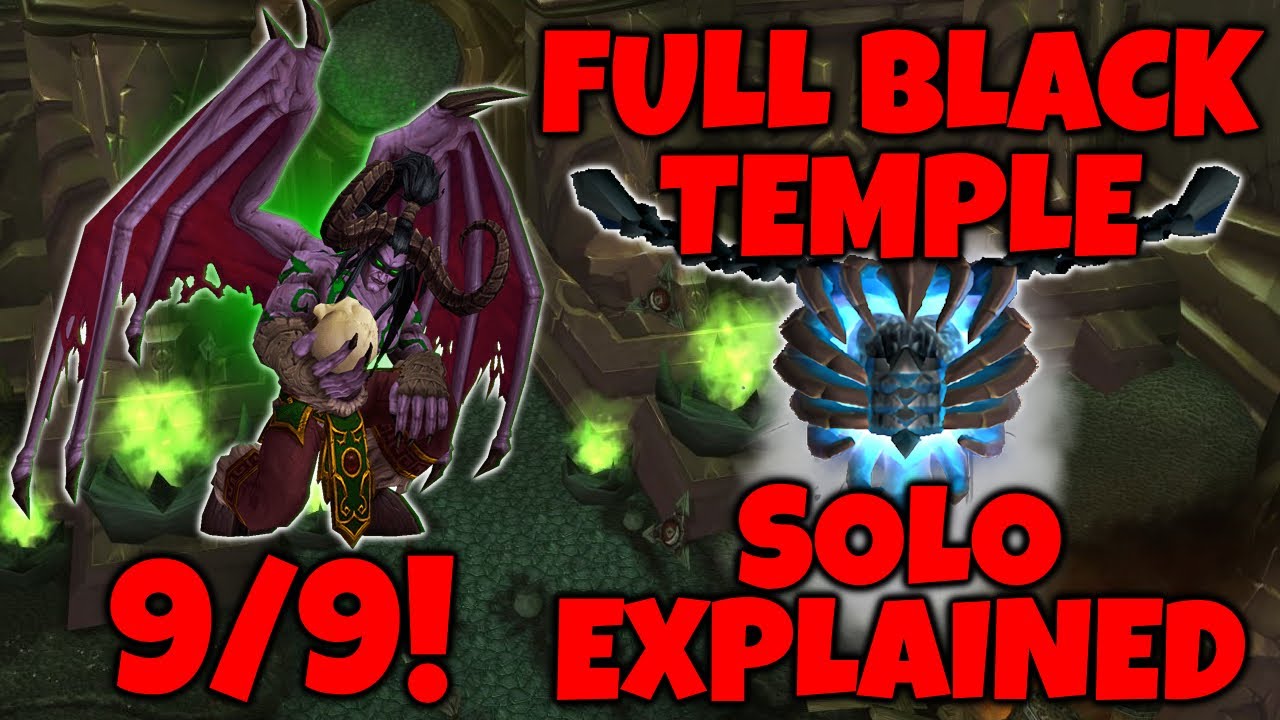 FULL Black Temple Solo EXPLAINED (Hunter PoV) [Cataclysm Classic]
