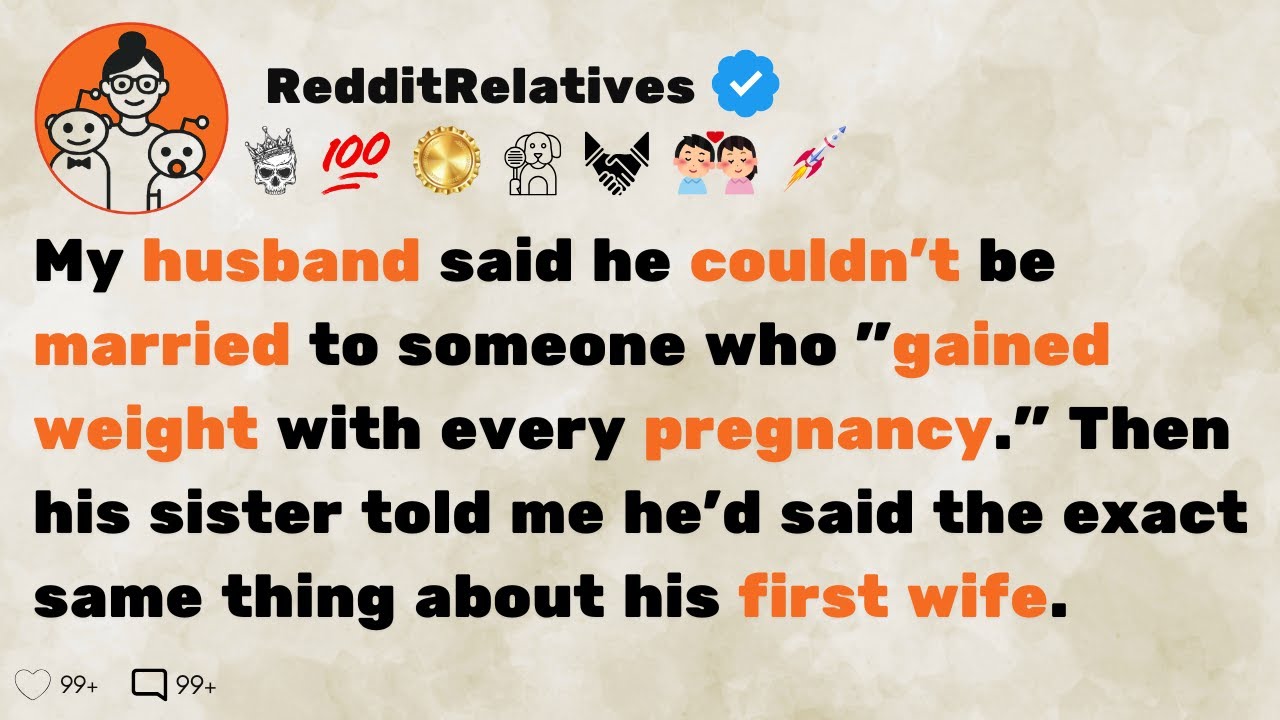 [ПОЛНАЯ ИСТОРИЯ] Мой муж сказал, что не может жениться на женщине, которая «набирает вес с каждым...