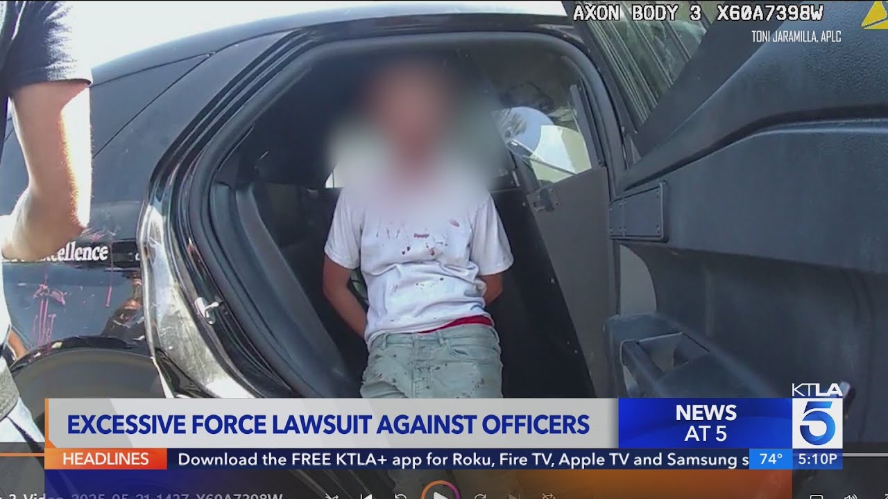 Excessive force lawsuit filed by teen against San Bernardino police officers