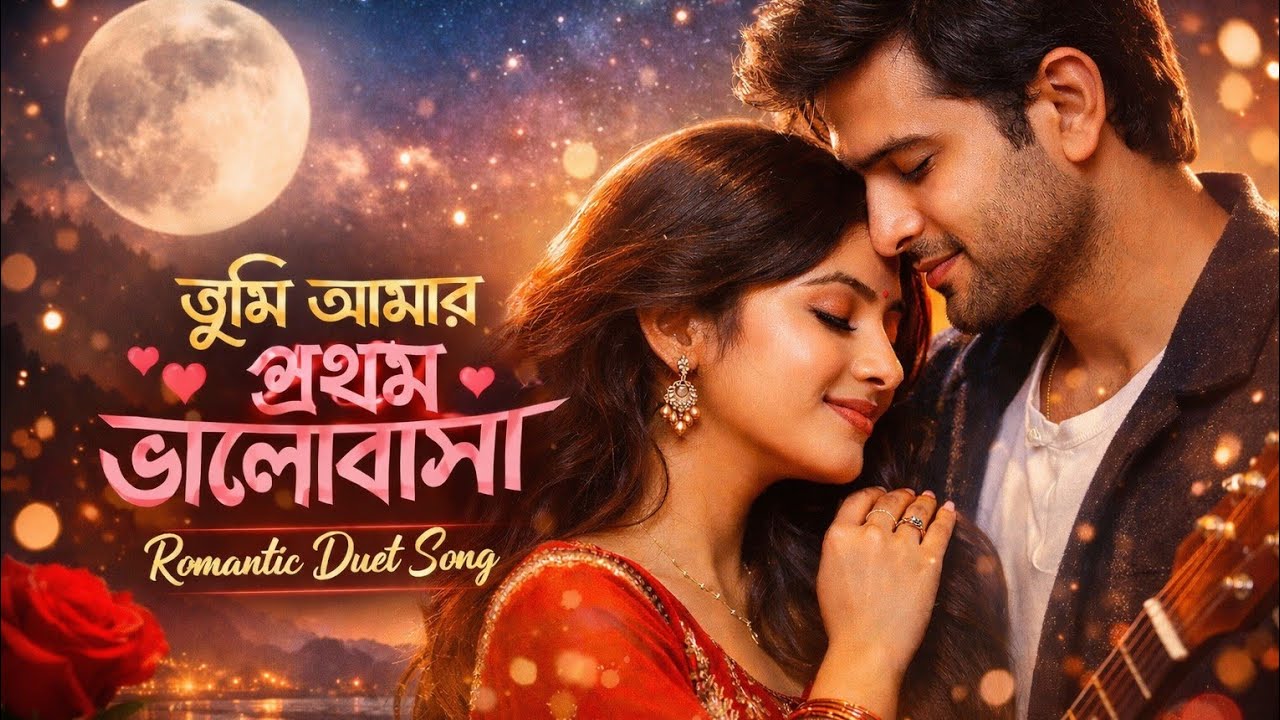 তুমি আমার প্রথম ভালোবাসা// Romantic duet bengali song// 1st Love bengali song// Biswa Studio Bangla/