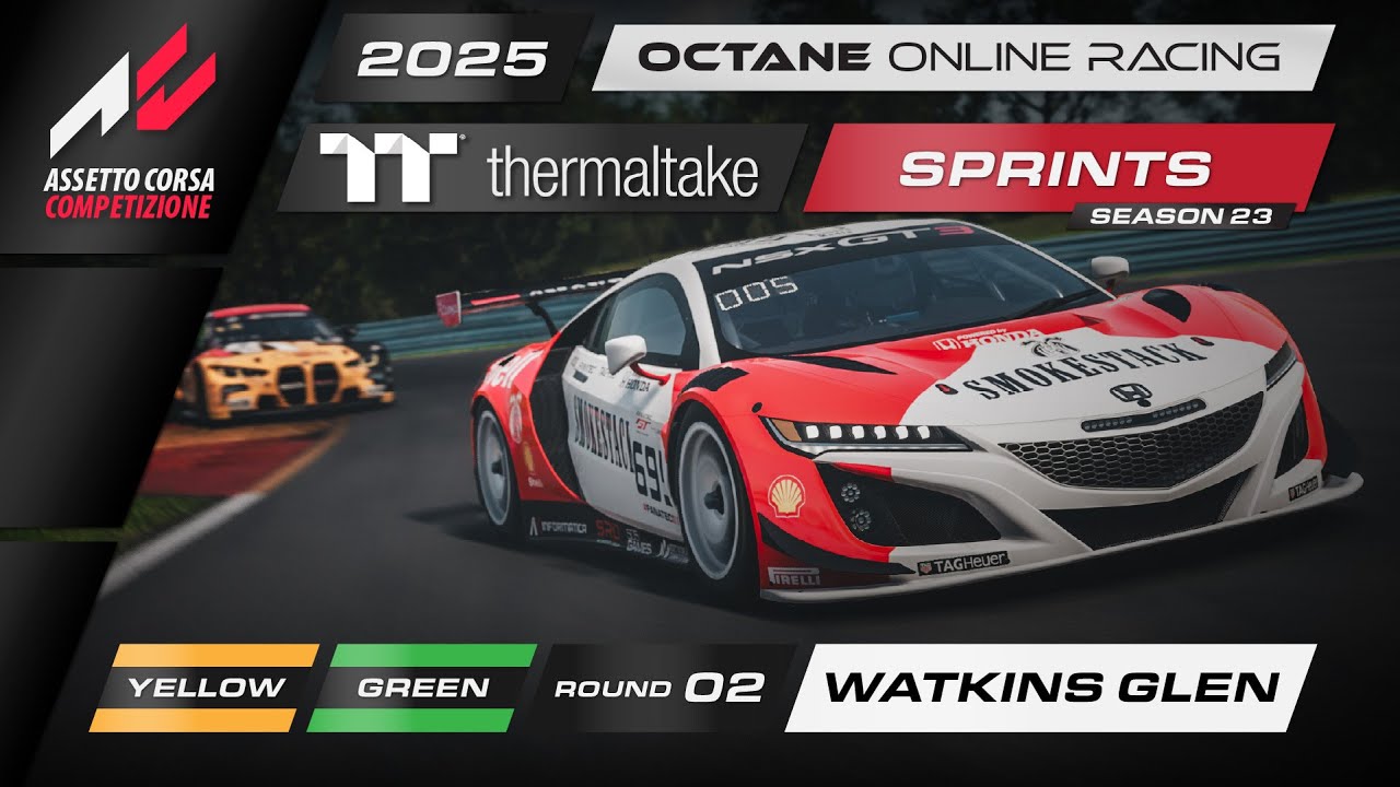 ACC Thermaltake Sprint Series (S23) | Asia/Pacific | Wed (Split Yellow & Green) R2 Watkins Glen