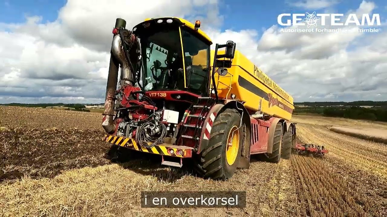 Etablering af vinterraps, nedfældning af gylle og