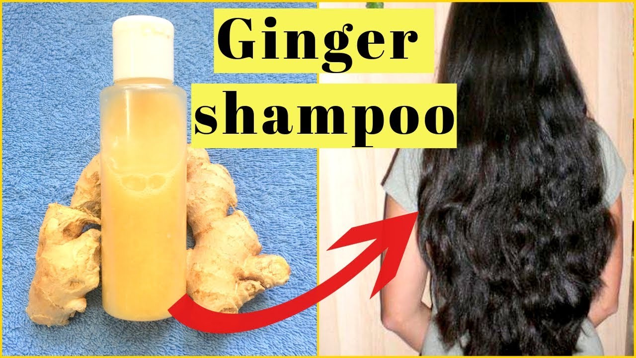 GINGER SHAMPOO | How To Grow Long Thick Hair With Ginger | Get Long,Thick,shiny,Smooth Hair