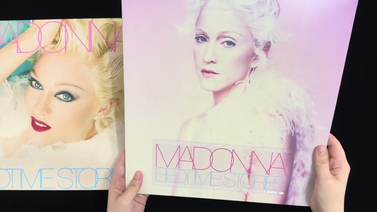 Madonna Bedtime Stories Silver Vinyl & Untold Chapters Unboxing