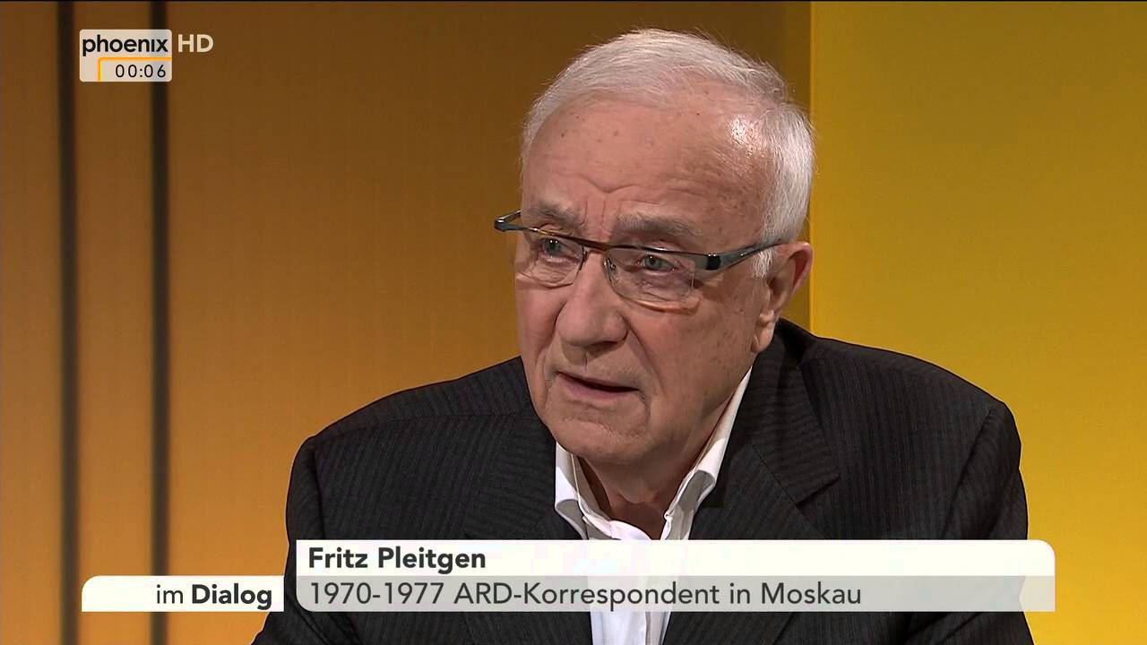 Fritz Pleitgen im Dialog mit Michael Hirz am 26.02.2016