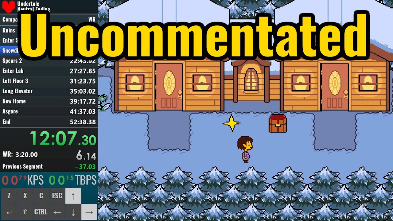 [TAS] Undertale Neutral Ending in 48:50.400 (Uncommentated)