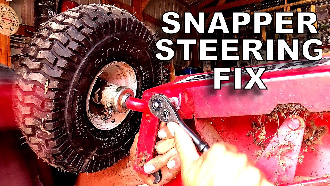 How-to Fix Snapper Mower Oversteer ― Permanently and Cheaply!