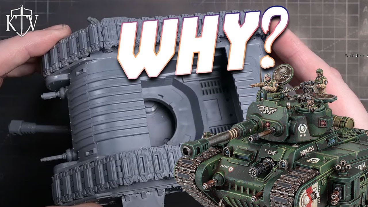 the REAL reason the Rogal Dorn tank has no bottom panel