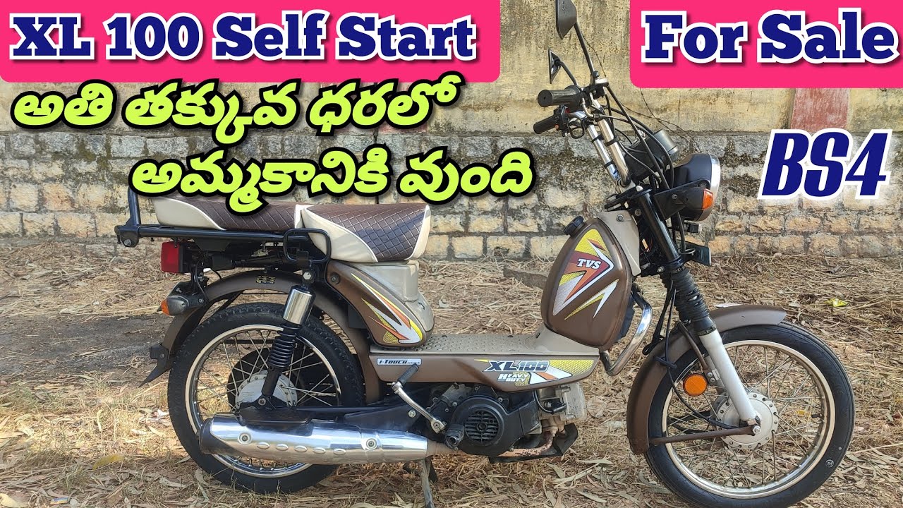 Second Hand Bikes | TVS XL100 Heavy Duty Mini Bike FOR SALE‎  | @CKR SECOND HAND VEHICLES