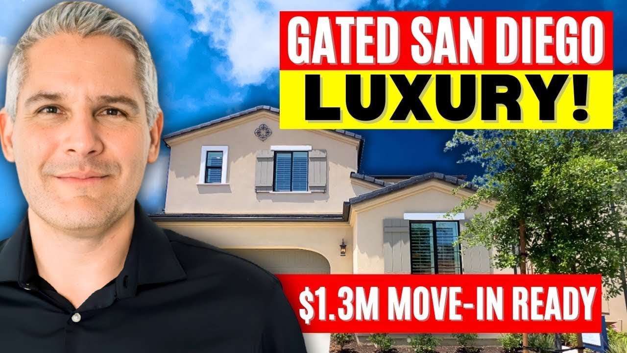 Интерьер этого элитного закрытого жилого комплекса в Сан-Диего 🏡 | Экскурсия по домам в комплексе...