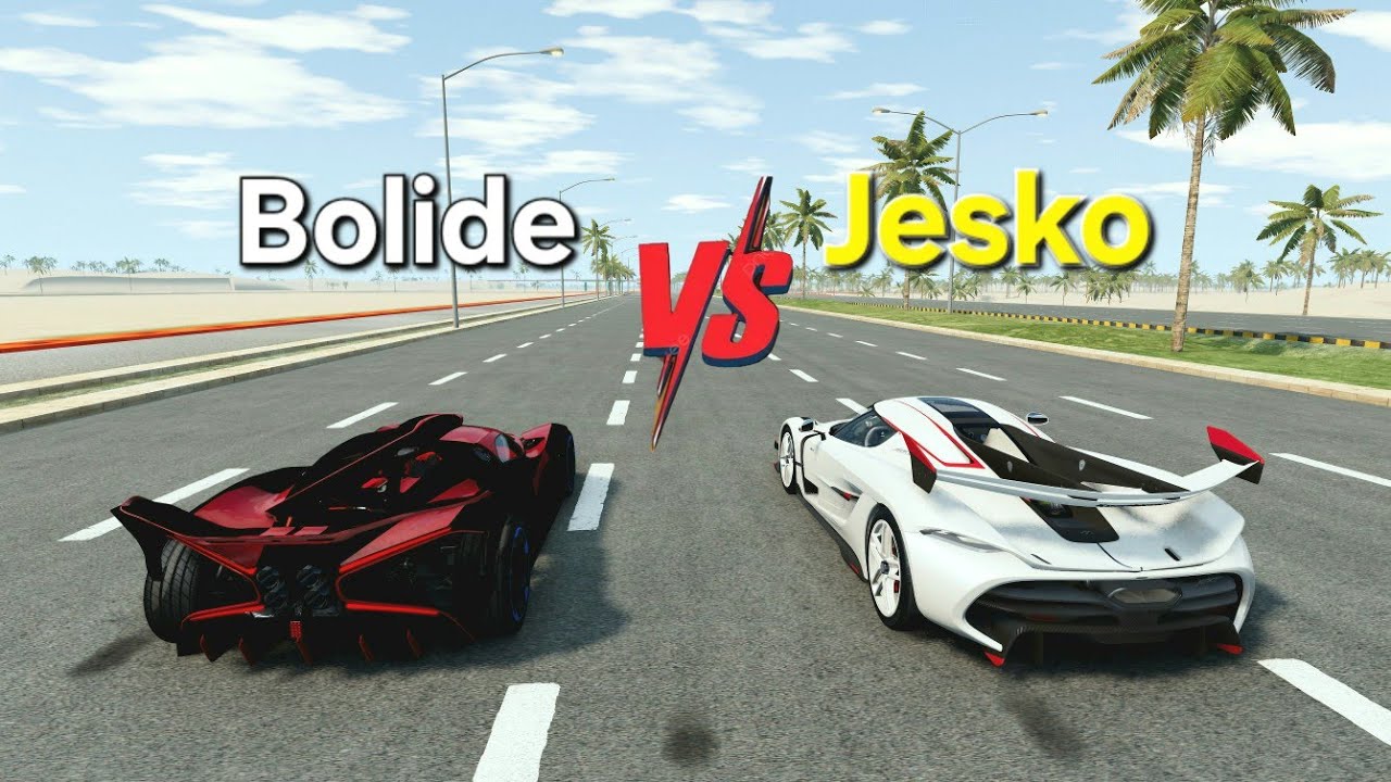 KOENISEGG JESKO VS BUGGATI BOLIDE | Beamngdrive