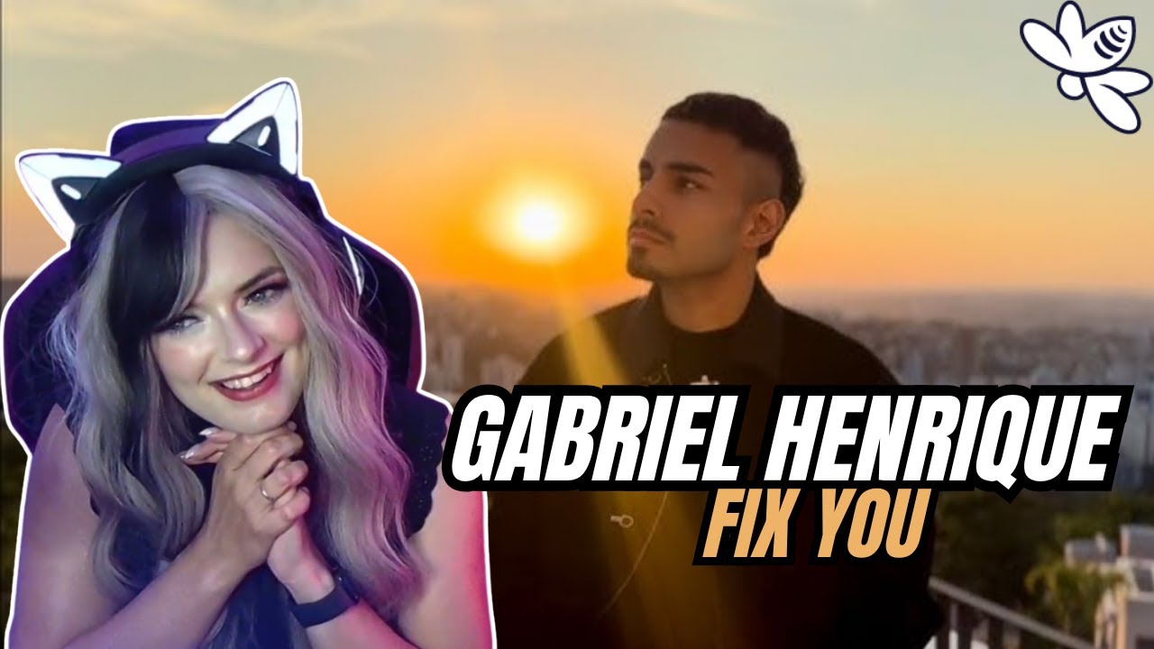 Reacting to Fix You - Gabriel Henrique | Girl react