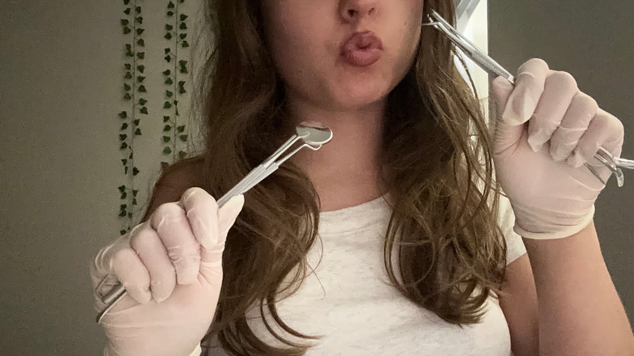 ASMR | dentist cleaning soft spoken🦷 | custom for dustin