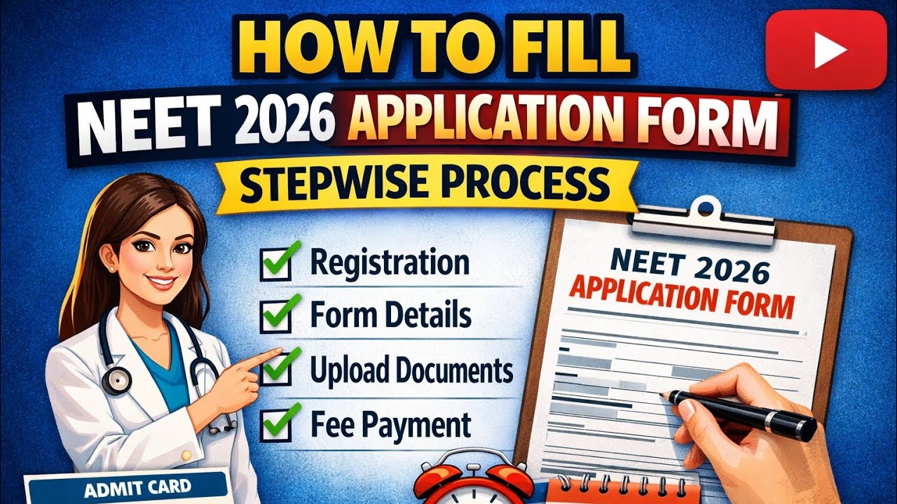 STEPWISE NEET 2026 APPLICATION FORM FILLING #neet2026 #ntaneet