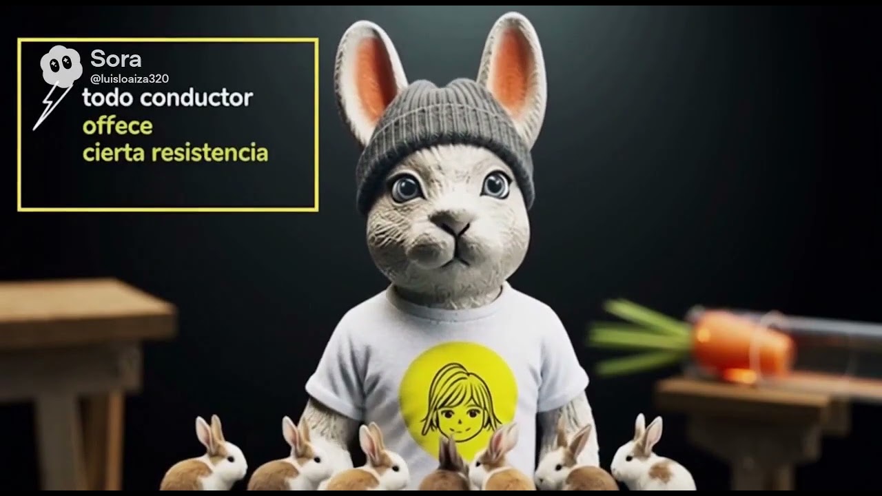 Electrónica con conejos: Circuitos y Resistencia #circuitos #electronica #funny #cute