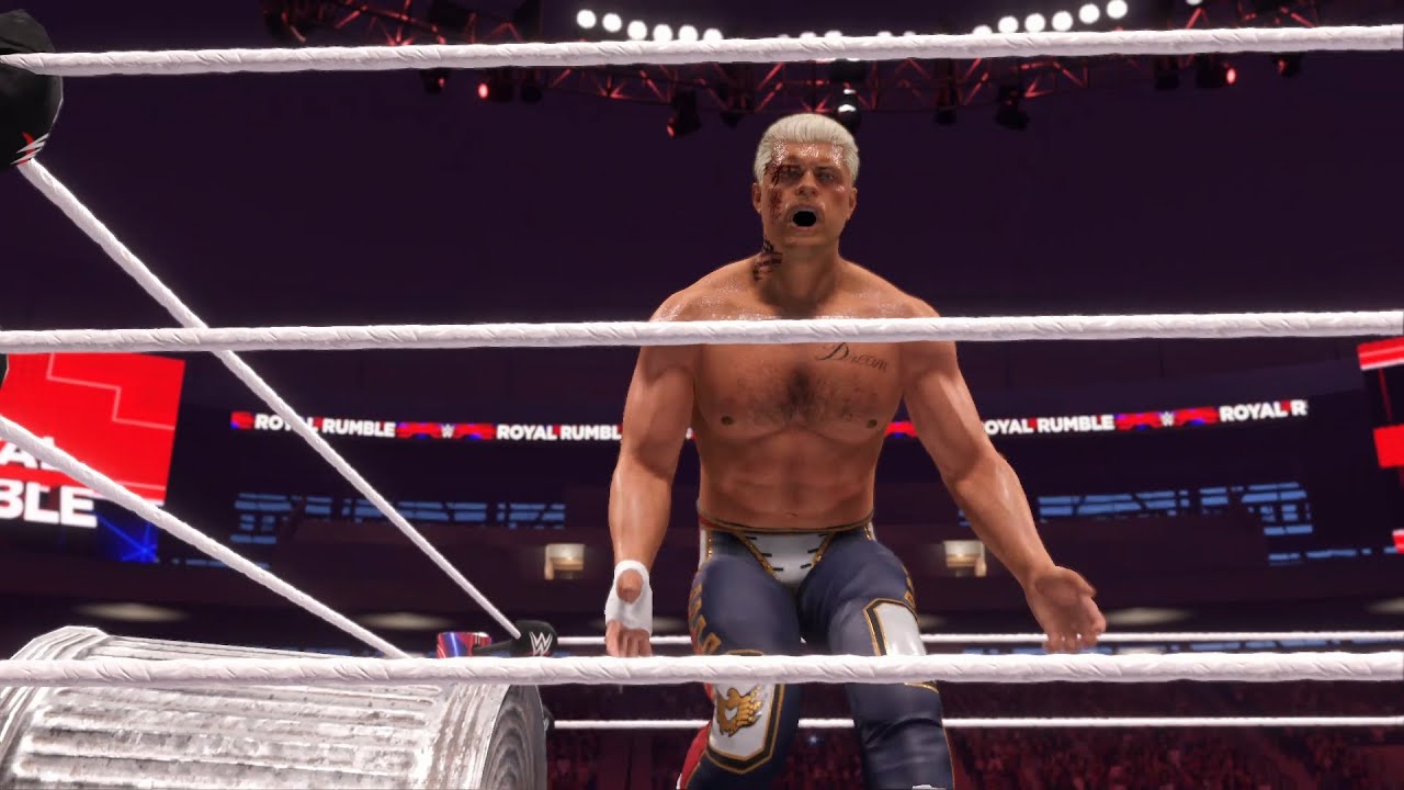 FATAL 4 WAY - CENA VS ROMAN VS CODY VS ROCK -@GameOnHarsh #wwe #wwe2k24android #wwe2k24 #wwefan