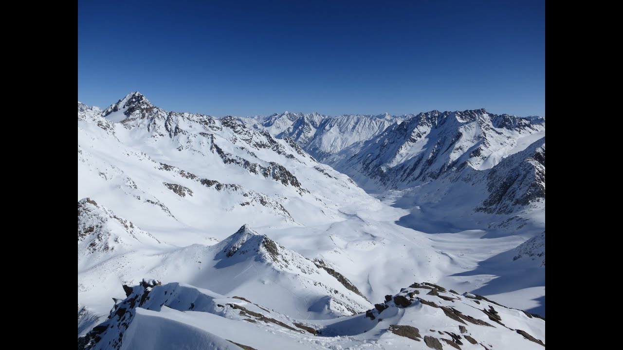 Skitury Alpy &Ouml;tztal: Wildspitze, Hintere &Ouml;lgrubenspitze, Taschachtal (kr&oacute;tka wersja)
