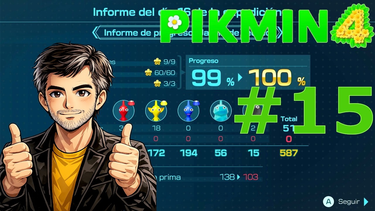Pikmin4 Episodio15 - Segundo mapa superado