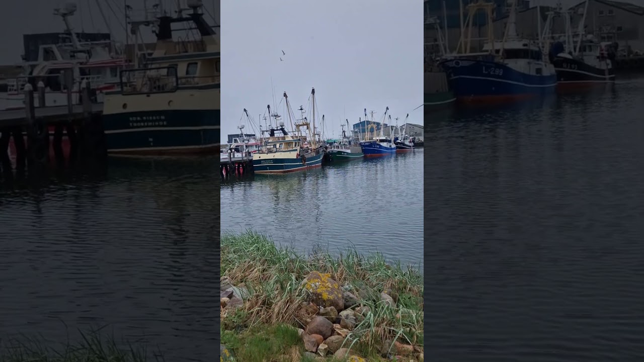 Denmark,  Hvide sande #fishing #denmark #travel #fishingboat