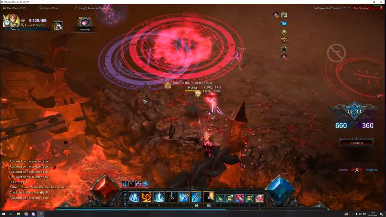 ABUSER 3v3 Mu Legend 22/11/2022