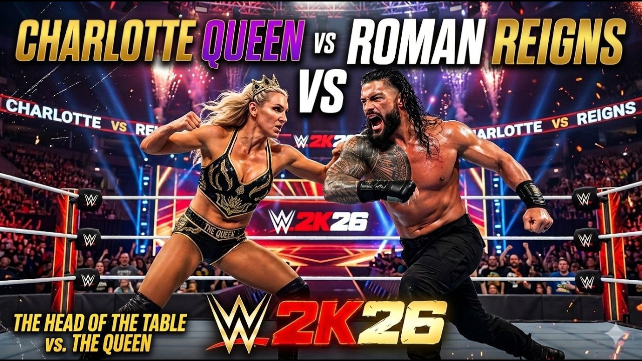 WWE LIVE🔴: ROMAN REIGNS VS QUEEN CHARLOTTE FIGHT PART- 43 #verticallive #wwelivetoday