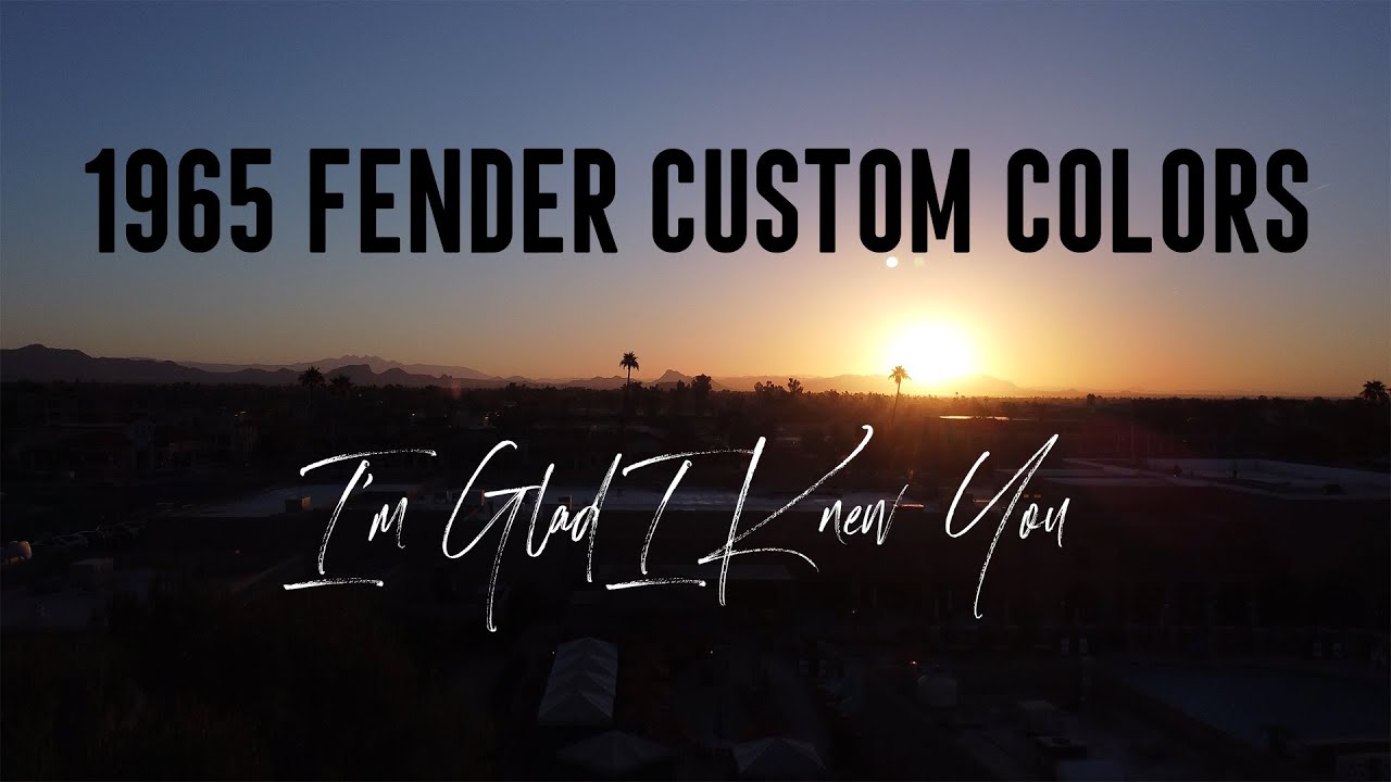 1965 Fender Custom Colors - 