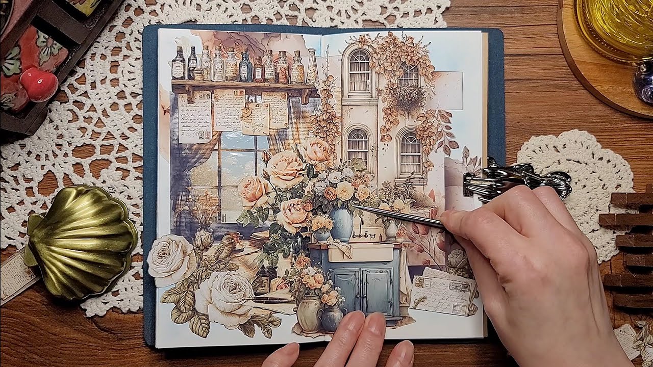 잠시 외출 중 무단침입 새들😅(하울잠깐하구요~)|다꾸 다이어리꾸미기 ASMR