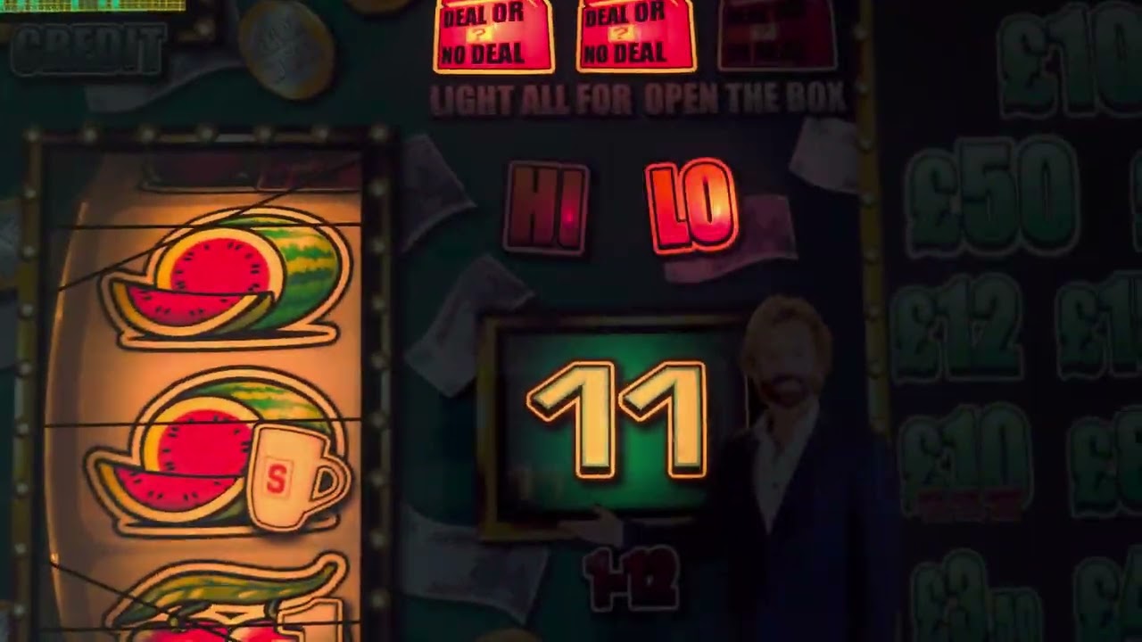 DEAL OR NO DEAL EASY MONEY FRUIT MACHINE &pound;100 JACKPOT 50 Credits Challenge &pound;1 play