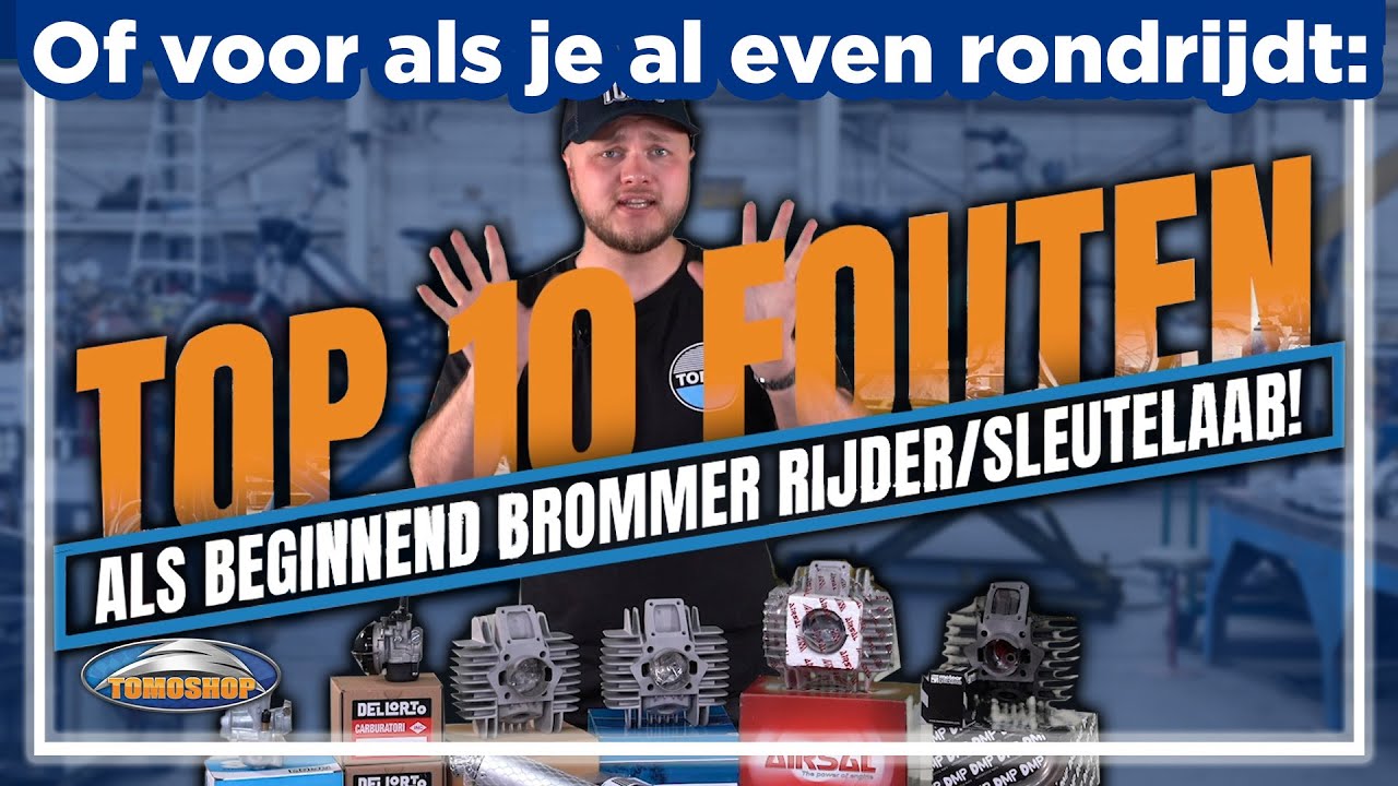 Top 10 fouten die JIJ maakt als Tomos brommer rijder