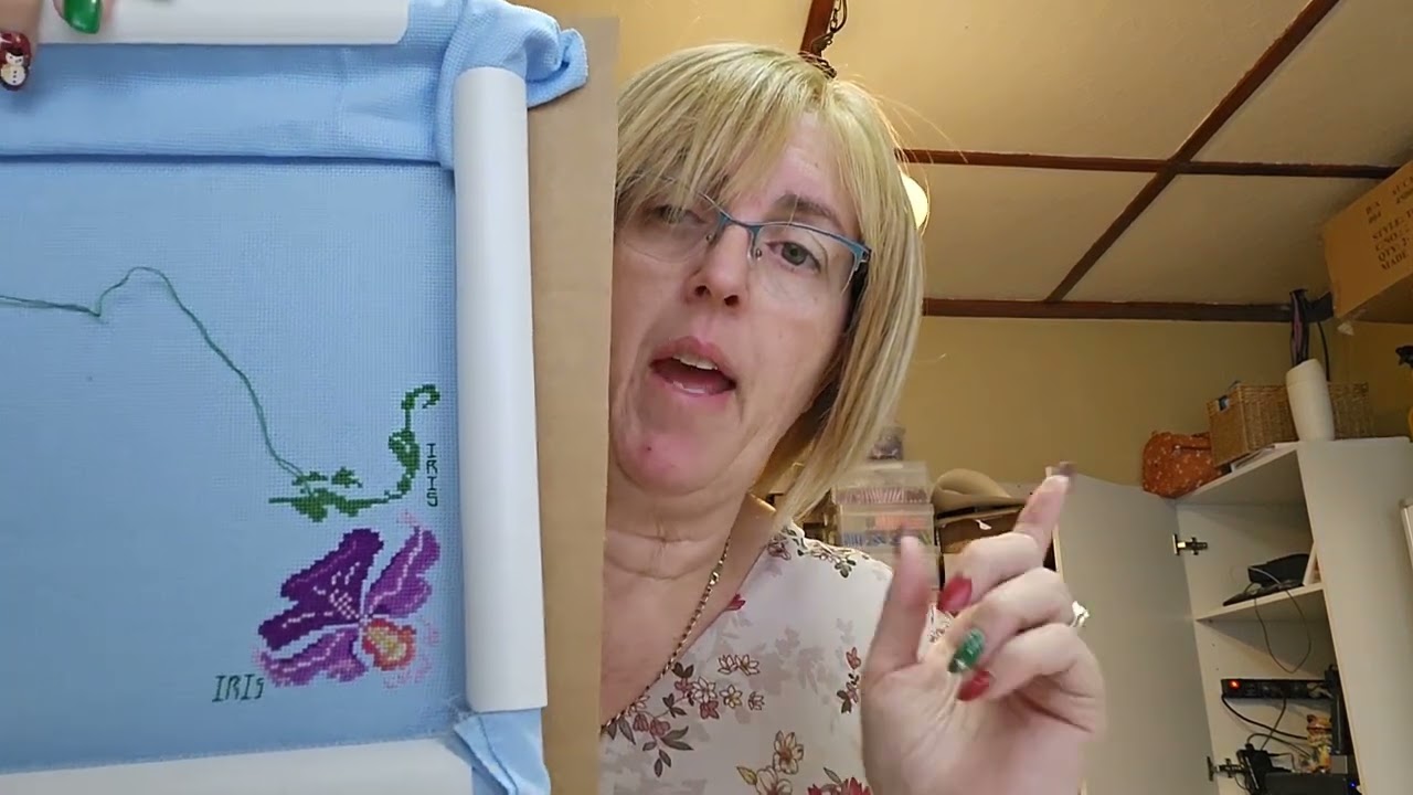 Flosstube #18 - 2023 WIP parade & 2024 plans + what I have been working on for past 4 weeks