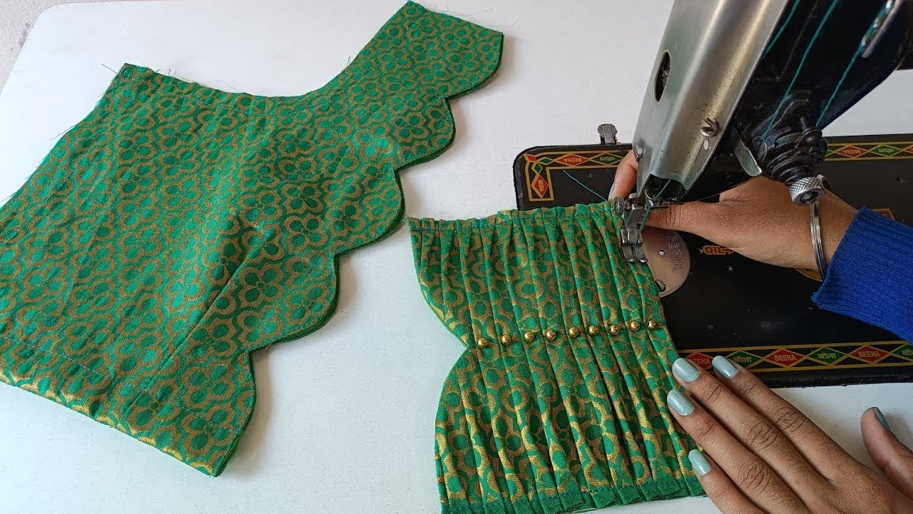 मुश्किल डिजाइन को आसान तरीके से बनाएं || latest blouse design || blouse design cutting and stitching