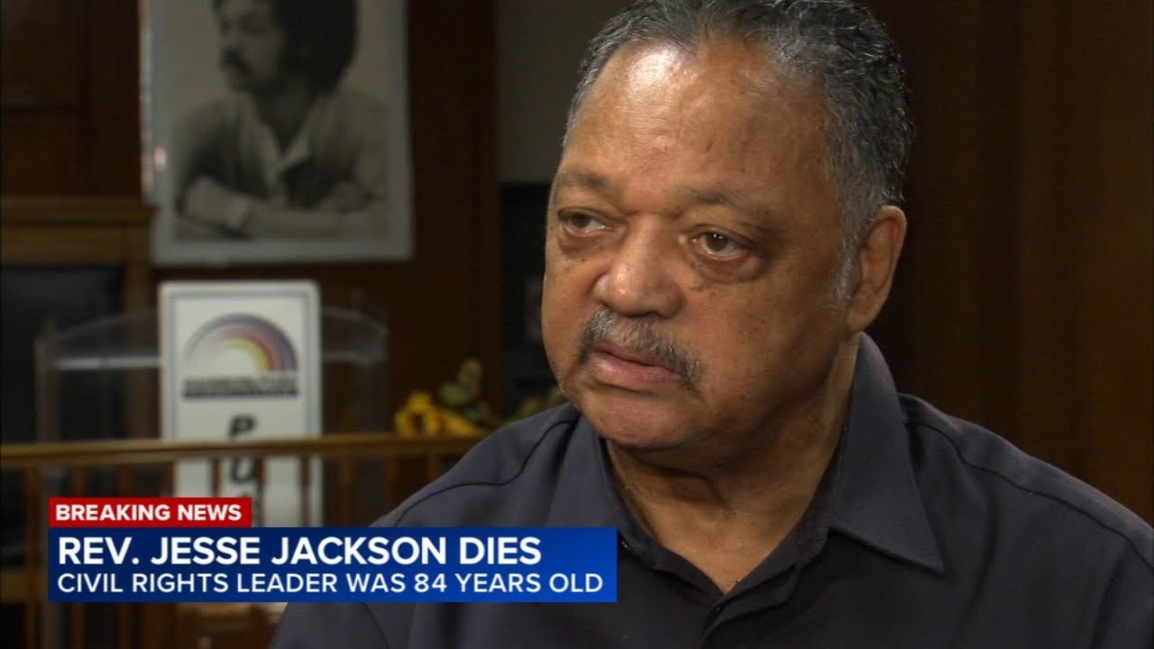 Civil rights icon Reverend Jesse Jackson dies