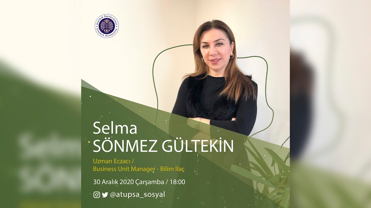 ENDÜSTRİDE ECZACILIK | SELMA SÖNMEZ GÜLTEKİN | ATUPSAFEST 🎉