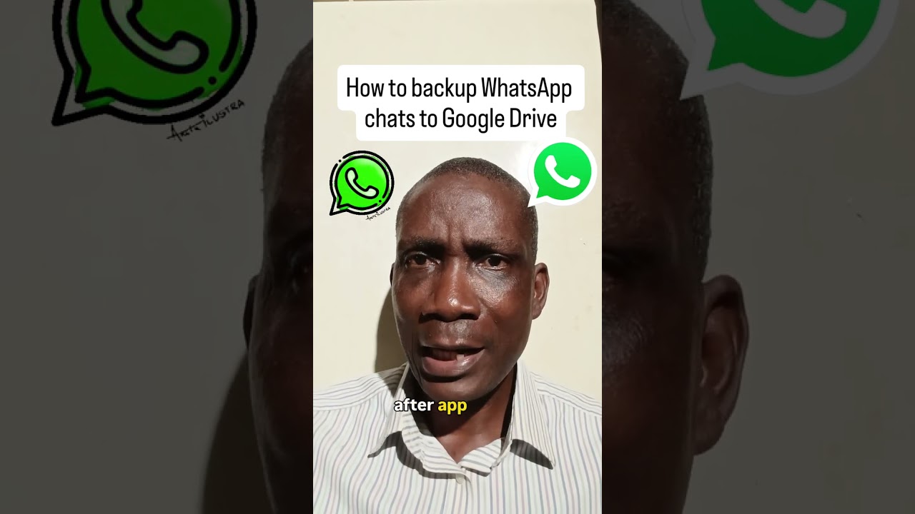 How to Backup WhatsApp Chat to Google Drive #everyone #whatsappsecurity