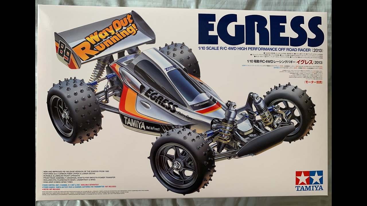 Tamiya Egress (2013) Unboxing and Building